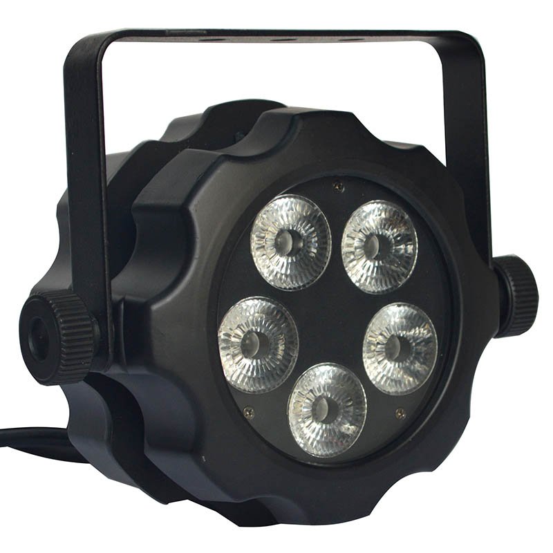 ضوء LED صغير مقاوم للماء 6 في 1 5 × 18 وات RGBWA + UV MS-BW56