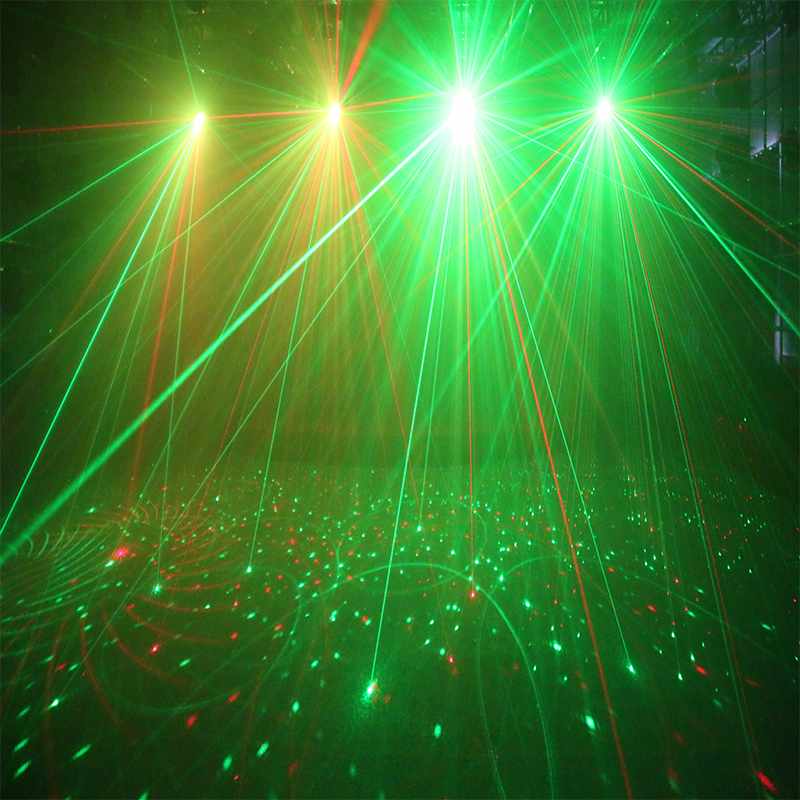 LED DJ Light Marslite Laser و Strobe Led Effect MS-ML04