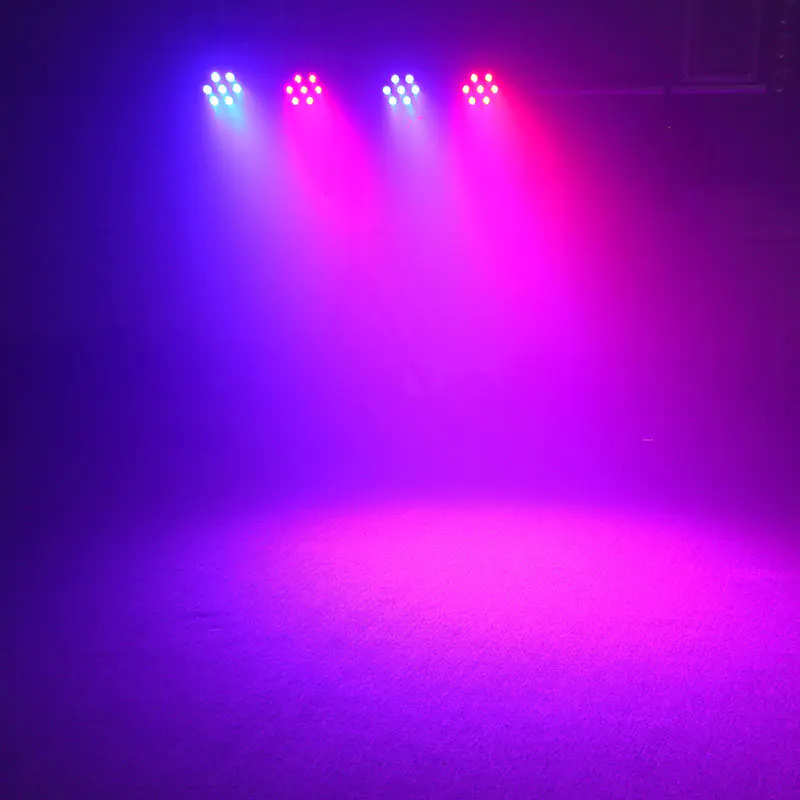 LED Tricolor 4-Par System Par Light RGB 3IN1 MS-407