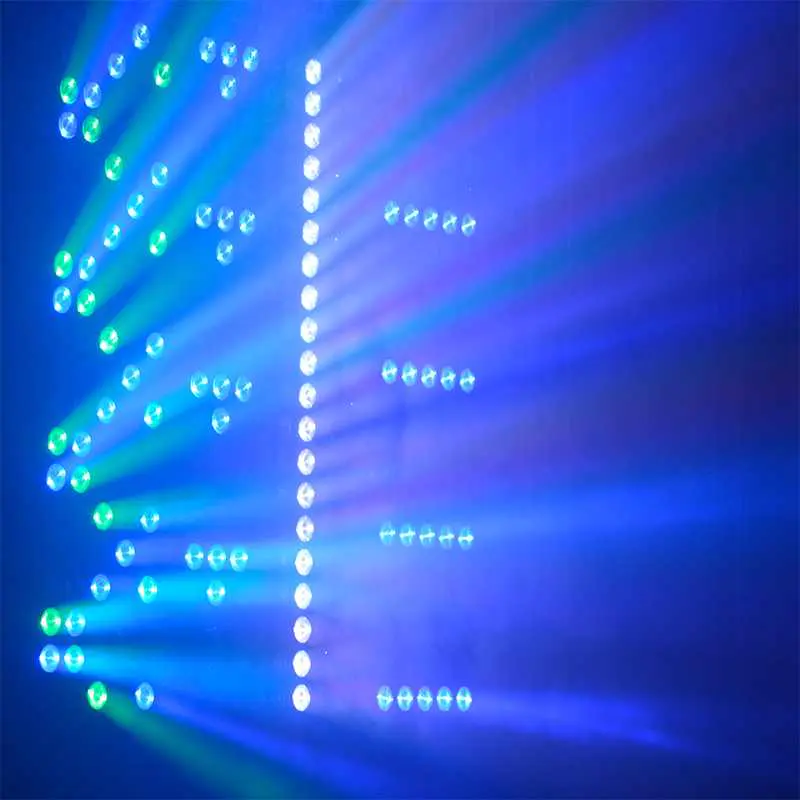 5*5 LED Matrix Beam Blinder Light 25X10W RGB Color MS-MTX25B