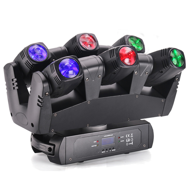 Luz de escenario con cabezal móvil LED SIx Shooter Sharpy Beam MS-MT16XY