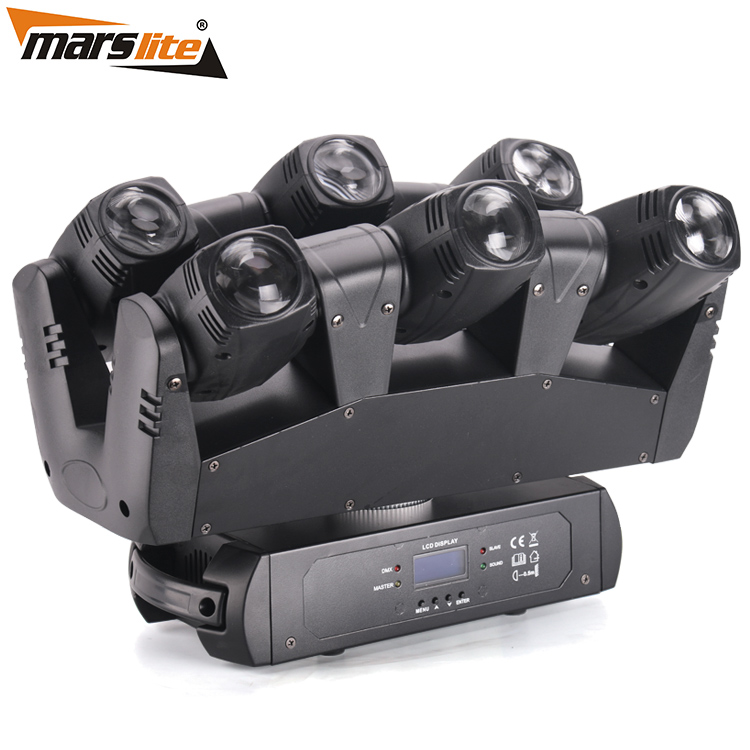 Luz de escenario con cabezal móvil LED SIx Shooter Sharpy Beam MS-MT16XY