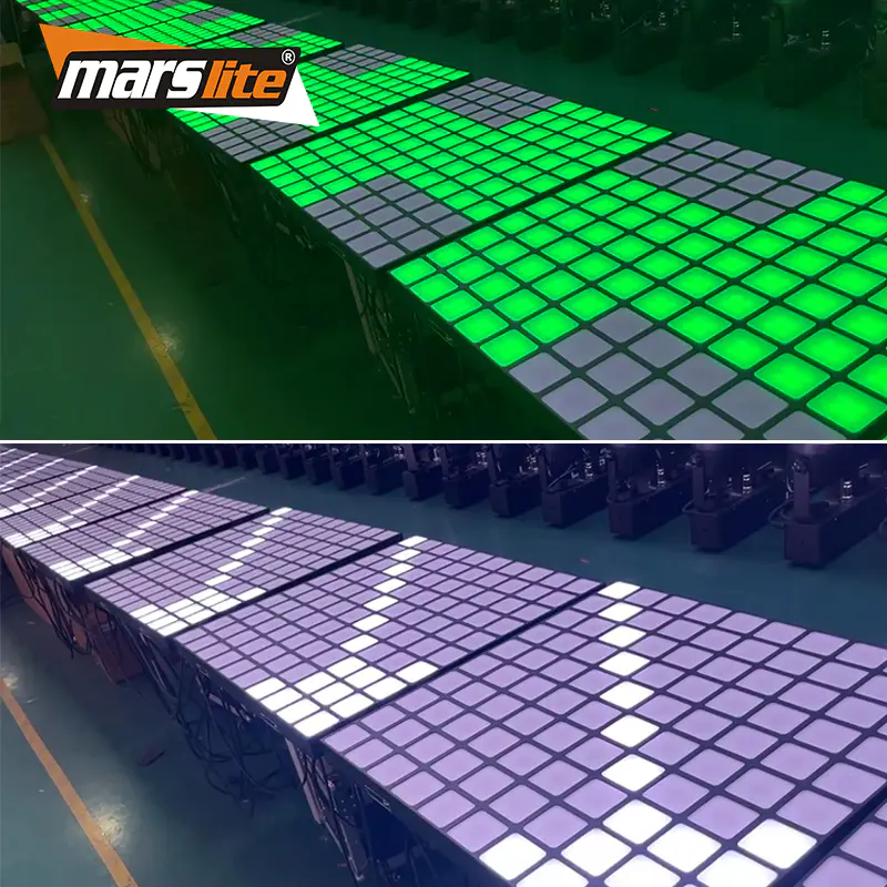 Matrix Led Light 10 x10 Full Color Dot Matrix DMX Matrix Blinder Light For DJ Club Stage
