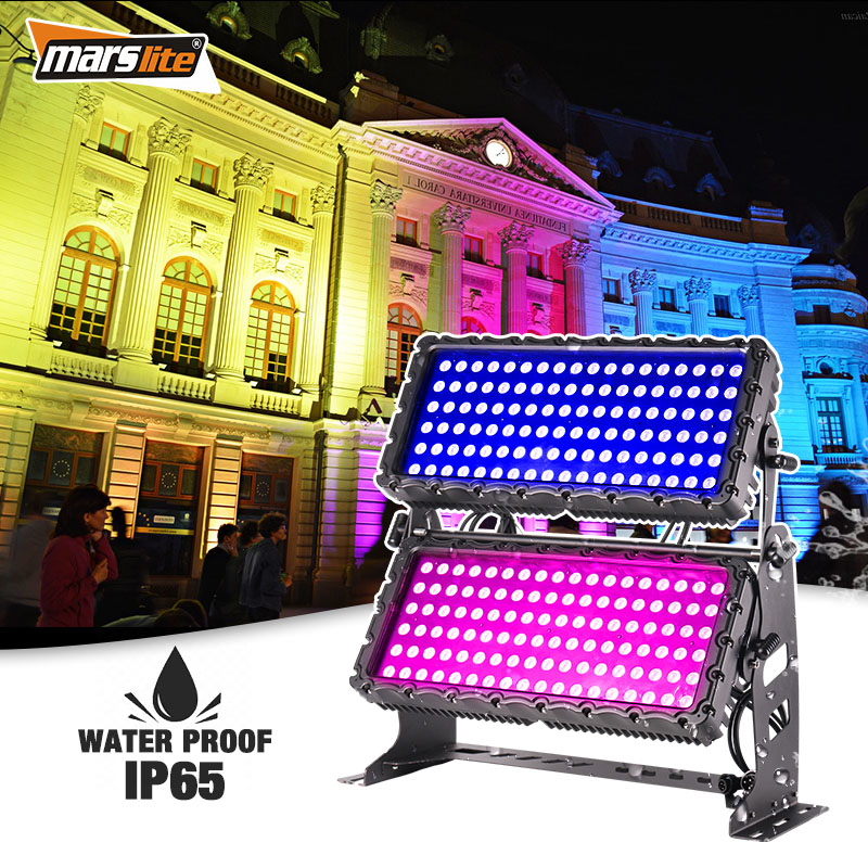 Double Led City Color 1000w RGBW IP65 Waterproof Light Outdoor Architectural Flood Wall Washer City Color Light