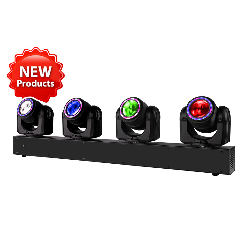 Moving Head Dj Lights LED 4x60W Beam+Ring Combined Effect Luces Dj Night Club Disco Stage Beam Lights