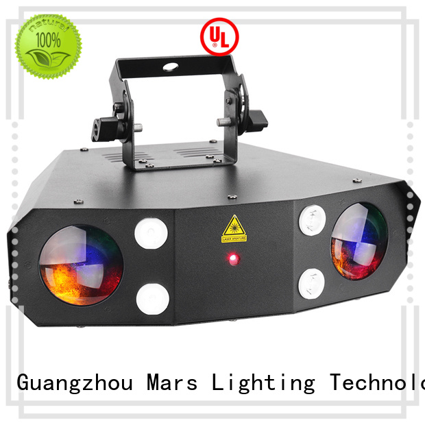 лазерный стробоскопический светодиодный светильник с логотипом бренда Marslite
