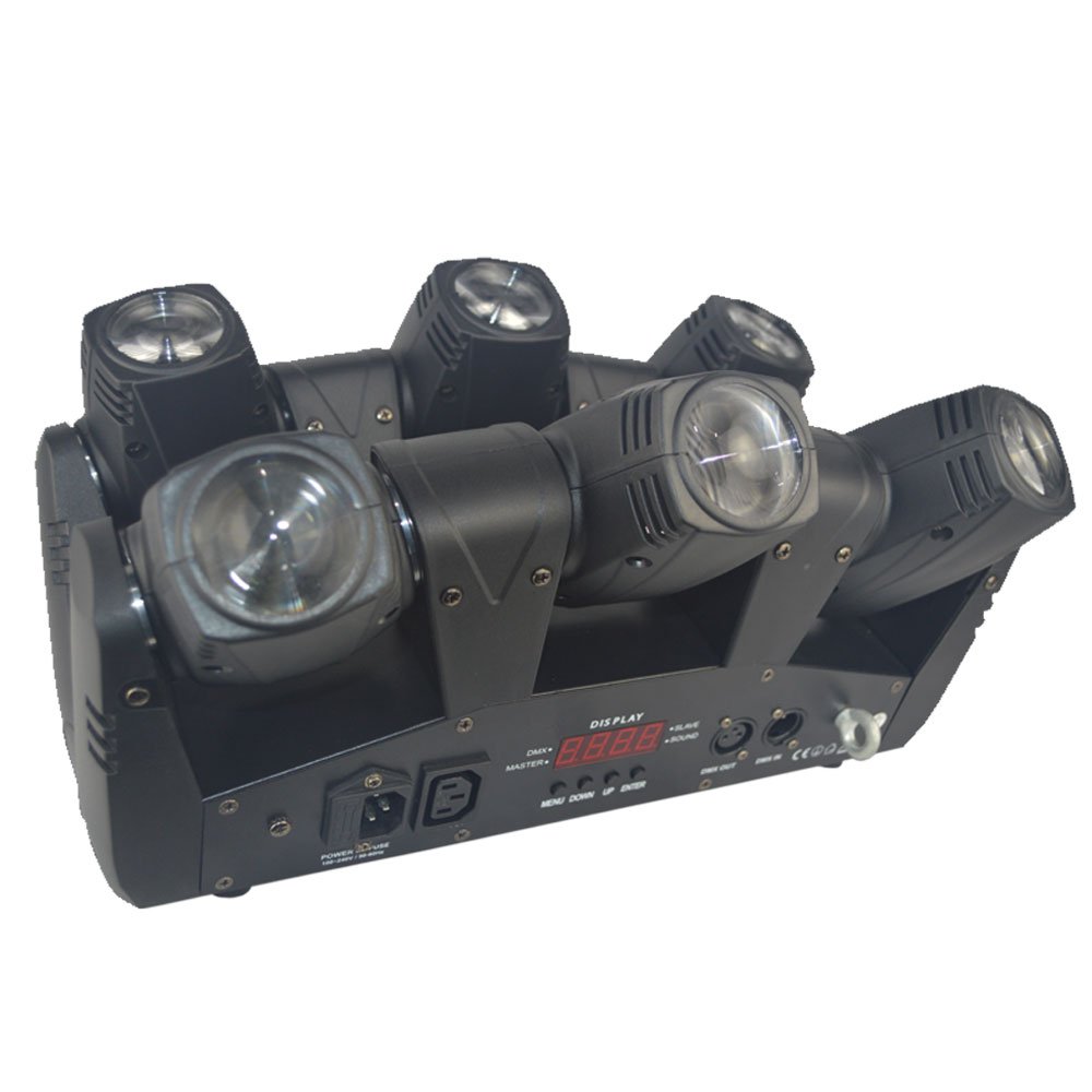 Marslite LED Spider Beam Moving Head Light 6pcs 10W RGBW 4in1 MS-MT16FC LED Moving Head Series image26
