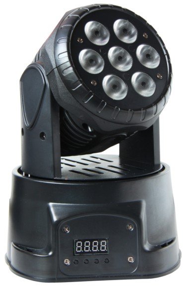 7*10W LED Mini Moving Head Light RGBW 4IN1 Color MS-1007