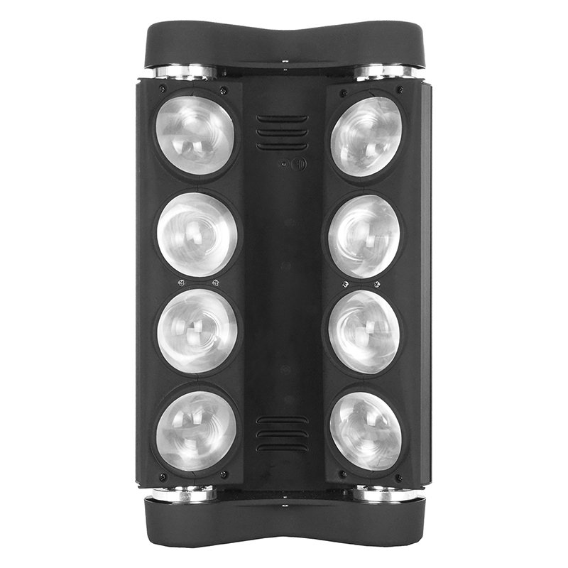 Luz con cabezal móvil LED Spider 8PCS 10W RGBW 4IN1 MS-SP8