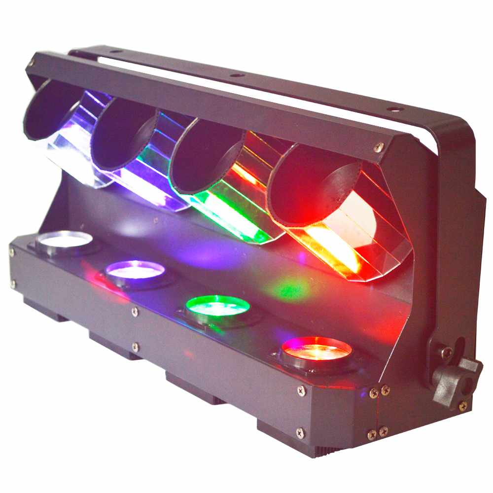 LED Roller Scanner Stage Light 4pcs 10W RGBW Single Color  MS-ZP40 S