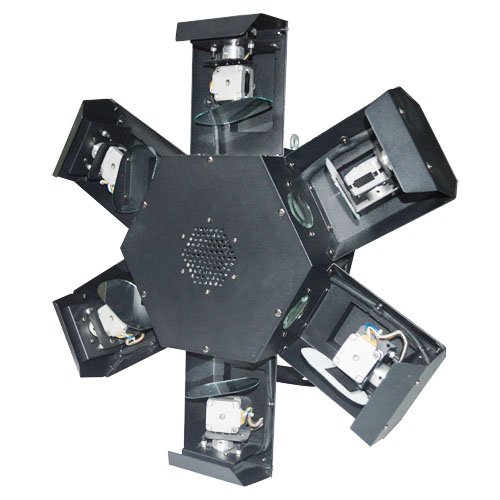 Marslite LED Six Scan DJ light 6PCS RGBW 10W 4IN1 MS-6SC LED Effect Light Series image2