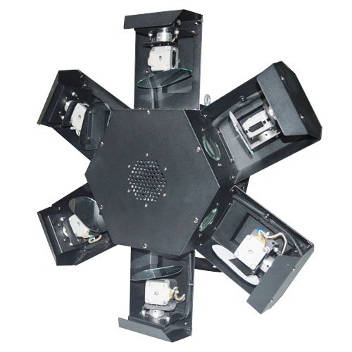 LED ستة مسح DJ ضوء 6PCS RGBW 10W 4IN1 MS-6SC