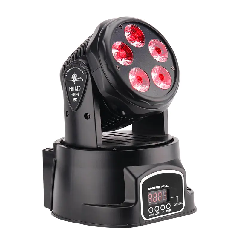 Mini 6in1 LED Moving Head Light 5X18W RGBWAUV MS-CM05