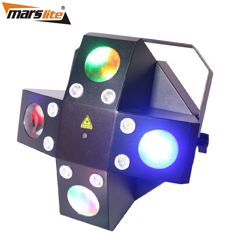 Láser+Estroboscópico+Efecto LED Luz DJ Marslite MS-ML06