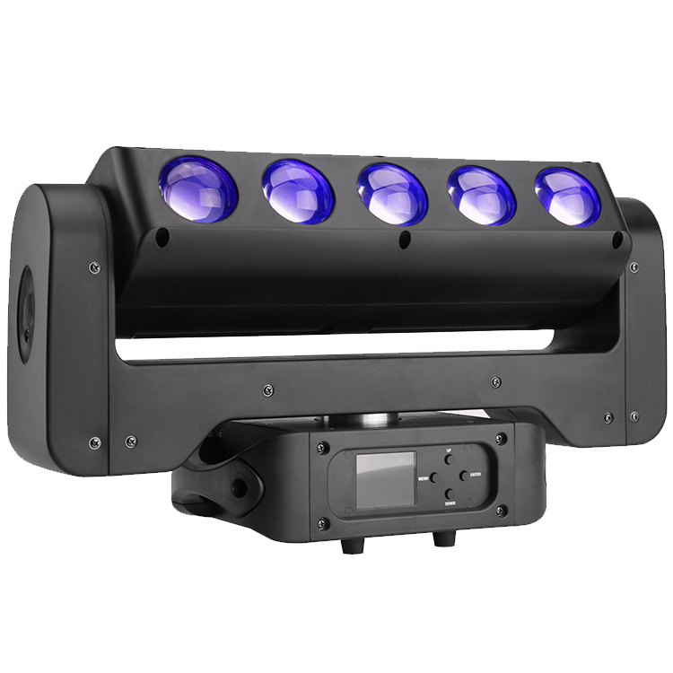 Luces con cabezales móviles tipo wash LED con haz y luz estroboscópica MS-CMB40-W