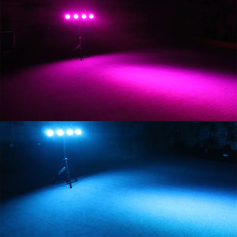 60W COB RGBW Dmx 4 Par Light For Stage DJ Disco Lighting