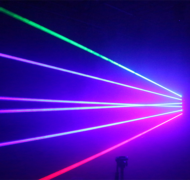 Лазерный светильник Marslite с 6 линзами RGB с подвижным лучом MS-Y8-6000W