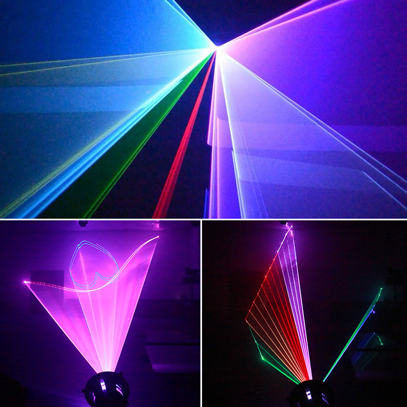 Luz de espectáculo de fiesta de animación láser 3D integrada de 1W MS-C003