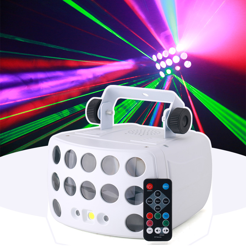 Светодиодный лазерный стробоскоп Derby 3IN1 KTV Disco Party Light MS-C006