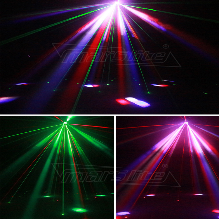 Светодиодный лазерный стробоскоп Derby 3IN1 KTV Disco Party Light MS-C006