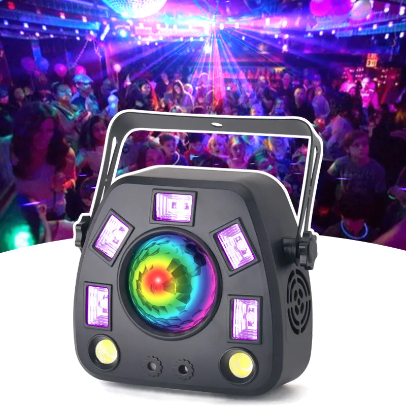 IR Control Party Decoration Strobe Laser UV Effect Stage Disco Magic Ball Light MS-C013