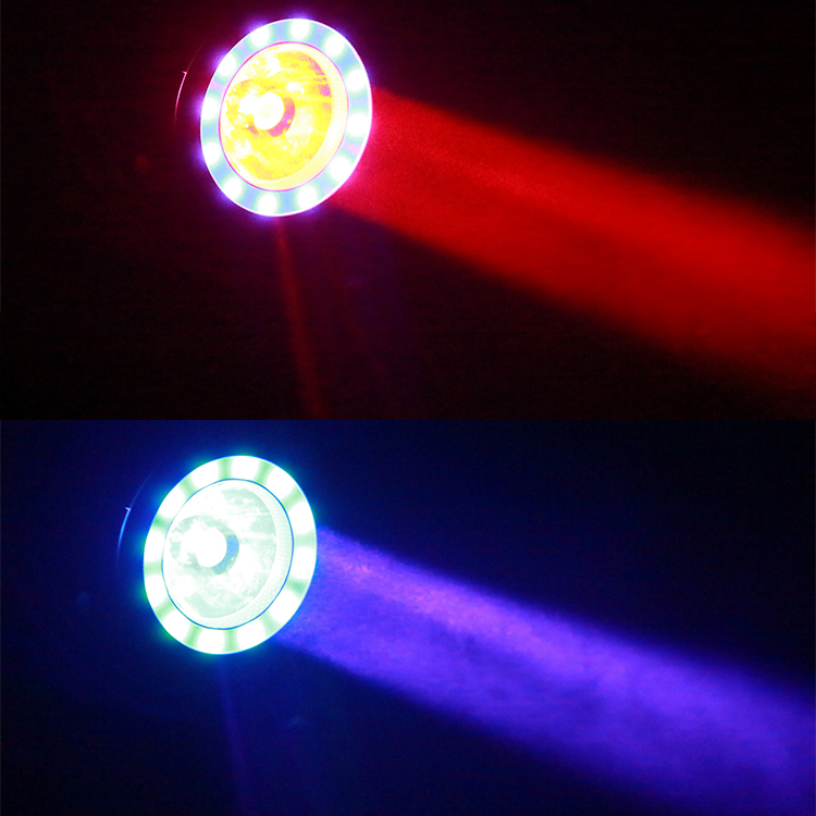 Luz estroboscópica SMD integrada LED RGBW haz de foco móvil etapa KTV luz de boda MS-C018