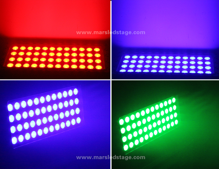 IP65 DMX сценическое освещение для улицы 48x10 Вт RGBW 4IN1 городской цветной светодиодный настенный светильник MS-WS48