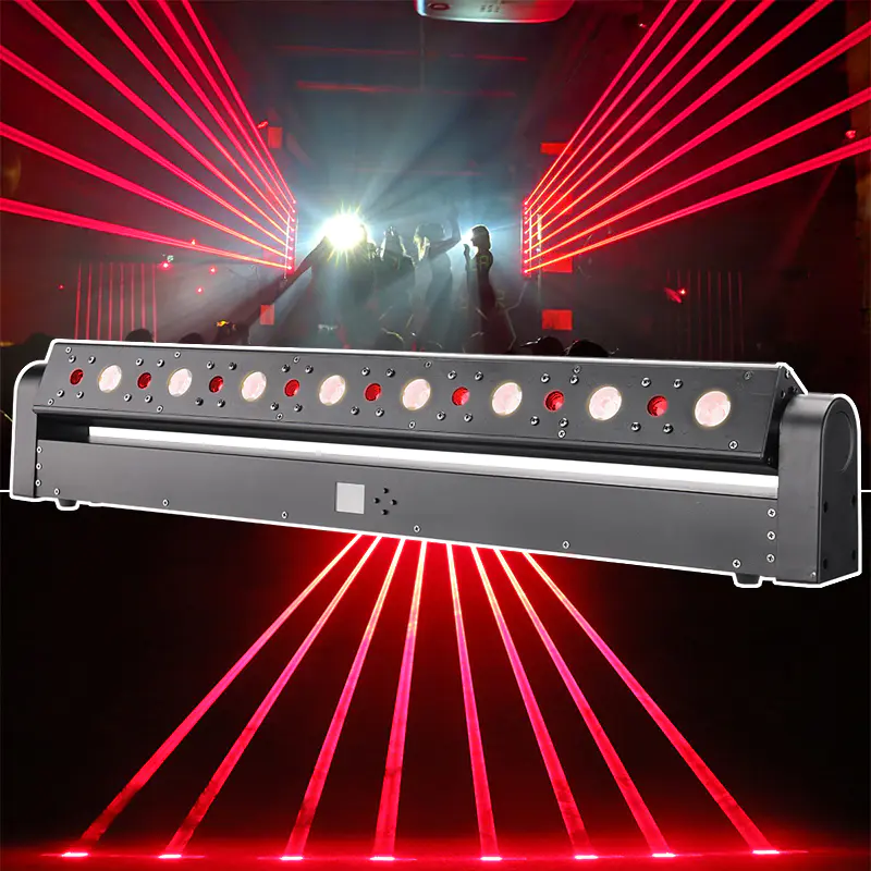 LED Laser Beam Bar Moving Head Wash Light MS-BL08