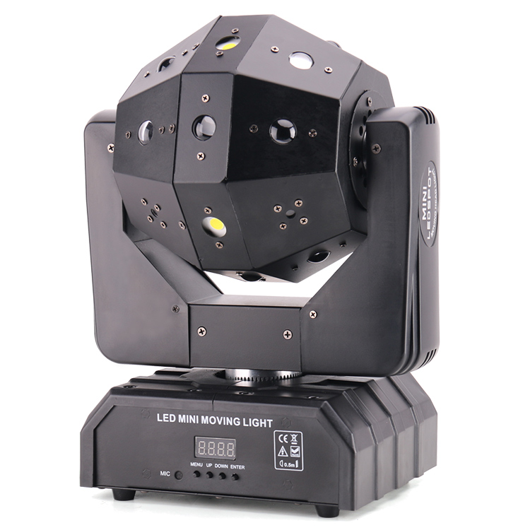 Вращающийся лазер 3IN1 + стробоскоп + светодиодный луч с подвижной головкой Magic Disco Ball Party Light MS-LB16