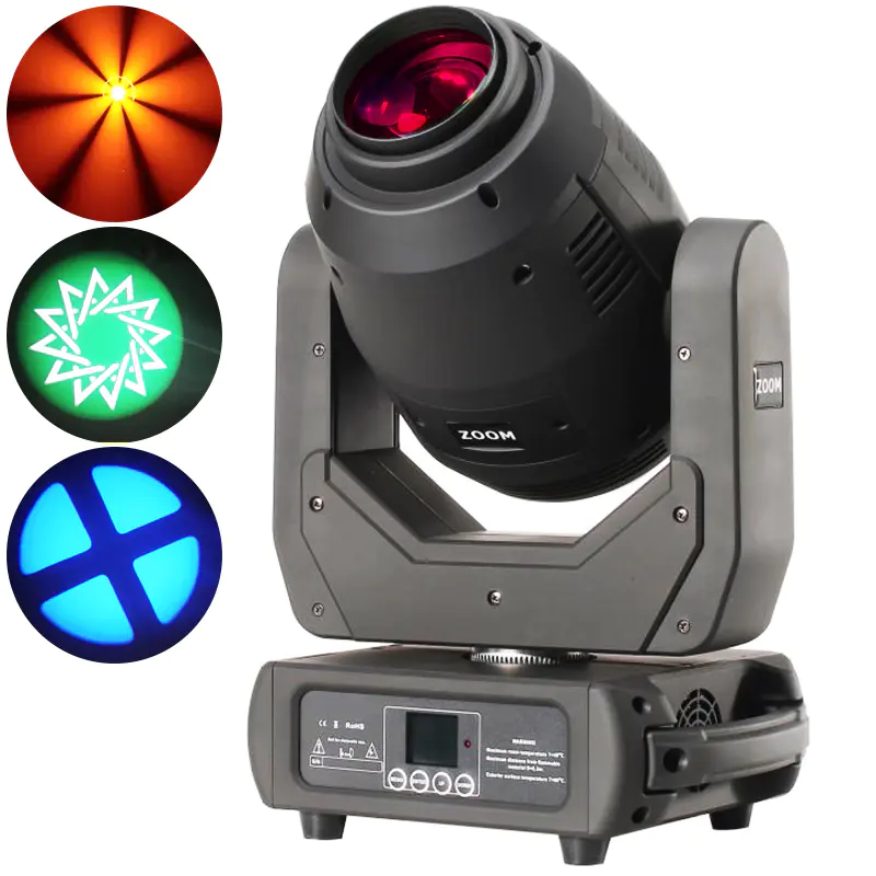 LED 250W Zoom Moving Head 3-in-1 Stage Light MS-B250Z