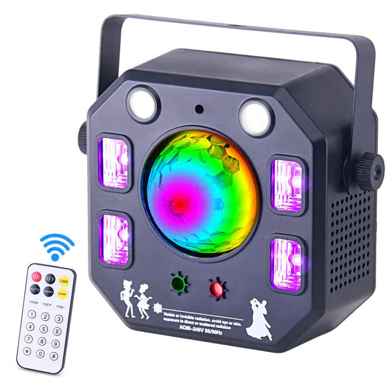 New Design DJ LED Rotating Magic Ball Effect Colorful Disco Laser Light For Party Stage MS-X016