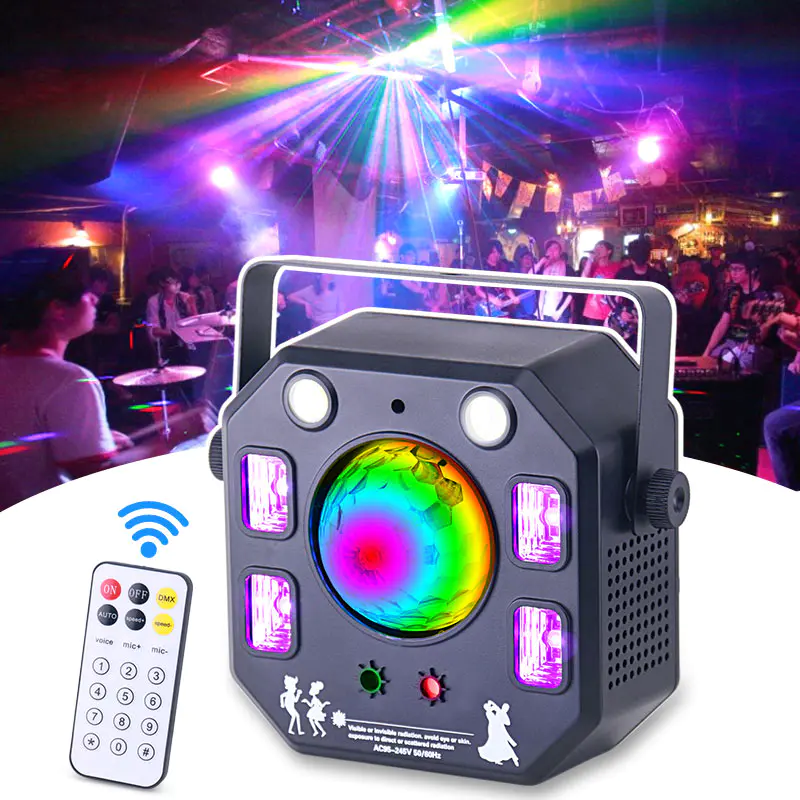 New Design DJ LED Rotating Magic Ball Effect Colorful Disco Laser Light For Party Stage MS-X016