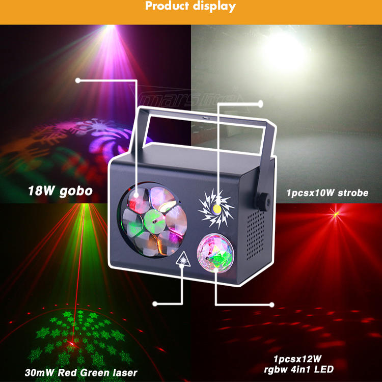 Remote Control Magic Ball Strobe Mini KTV Dj Disco Stage Laser Show Light MS-XS018