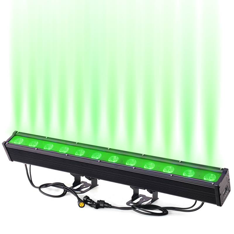 Luz lineal para exteriores de alta potencia IP65 12X20W RGBW, barra de luz LED para arandela de pared en color ciudad, MS-1220